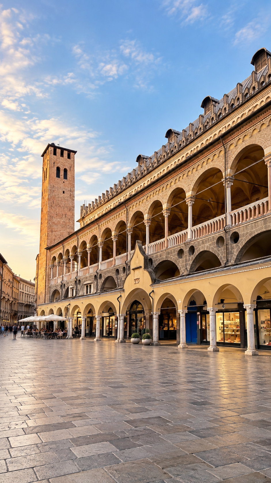 La boutique NOOR sotto i portici del Salone, a Padova